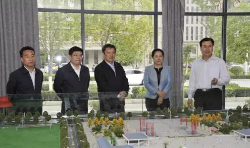 市長(zhǎng)陳青，副市長(zhǎng)王月成陪同省電力投資集團(tuán)公司總經(jīng)理李輝一行深入階州廣場(chǎng)視察
