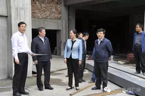 市長(zhǎng)陳青，副市長(zhǎng)王月成陪同省電力投資集團(tuán)公司總經(jīng)理李輝一行深入階州廣場(chǎng)視察